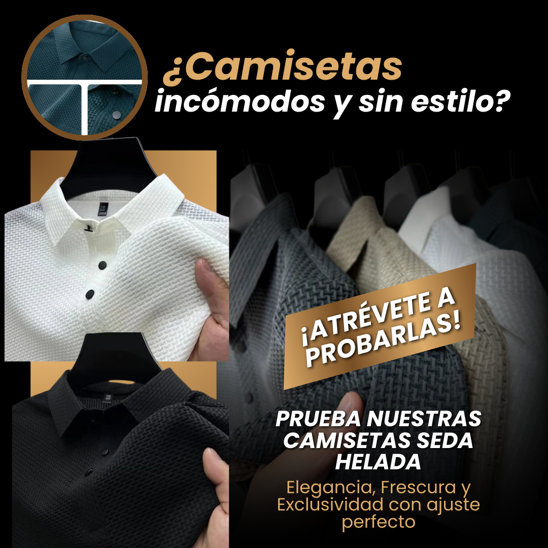 CAMISETAS POLO DE SEDA HELADA. (Copia) 