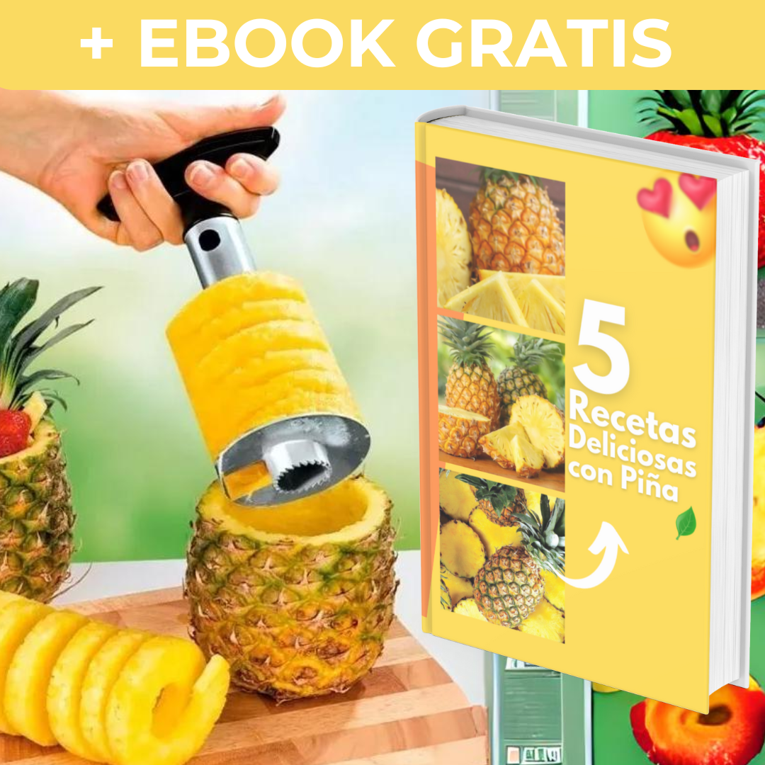 Cortador de Piña Rodajas + Ebook Exclusivo Gratuito